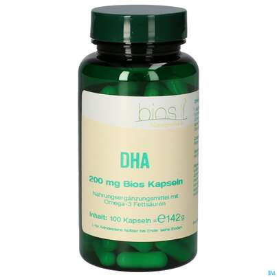 Sie sehen eine Packung Bios Dha 200mg 100 Kapseln, Produktbild: 02 Bios Dha 200mg 100 Kapseln, A-Nr.: 4341525 - 02