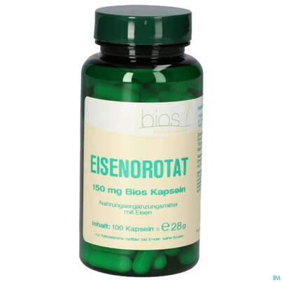 Bios Eisenorotat 150mg 100 Kapseln, A-Nr.: 5408177 - 01