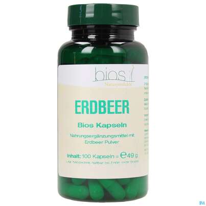 Bios Erdbeer 100 Kapseln, A-Nr.: 3891152 - 02