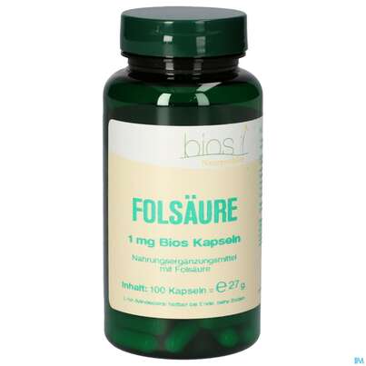 Bios Folsäure 1mg 100 Kapseln, A-Nr.: 5089915 - 01
