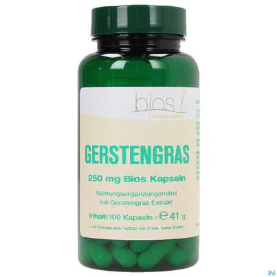 Bios Gerstengras 250mg 100 Kapseln, A-Nr.: 3891258 - 01