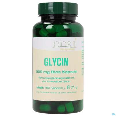 Bios Glycin 500mg 100 Kapseln, A-Nr.: 3891407 - 01