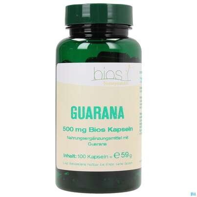 Bios Guarana 500mg 100 Kapseln, A-Nr.: 3891488 - 01