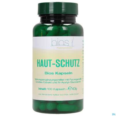 Sie sehen eine Packung Bios Haut-schutz 100 Kapseln, Produktbild: 02 Bios Haut-schutz 100 Kapseln, A-Nr.: 3891502 - 02