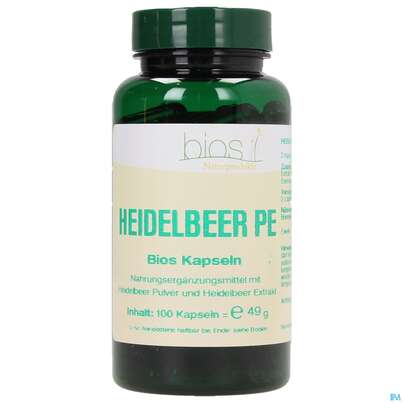 Bios Heidelbeer Pulver-extrakt 100 Kapseln, A-Nr.: 3891531 - 01