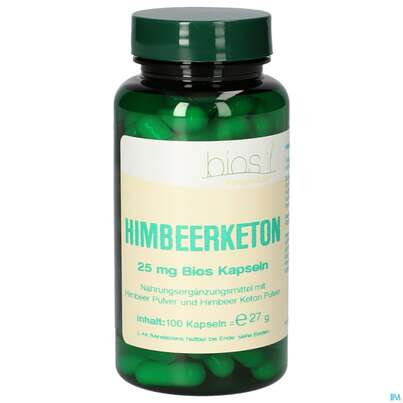 Bios Himbeerketon 25mg 100 Kapseln, A-Nr.: 4292229 - 01