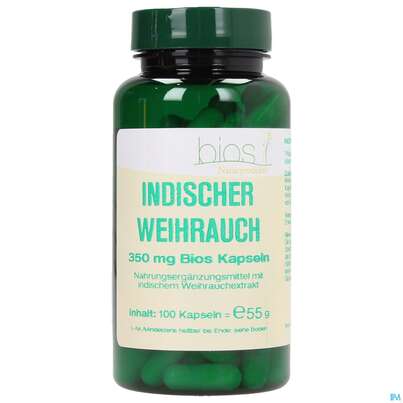 Bios Indischer Weihrauch 350mg 100 Kapseln, A-Nr.: 3891637 - 01