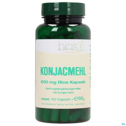 Bios Konjac-mehl 600mg 100 Kapseln, A-Nr.: 3891844 - 02