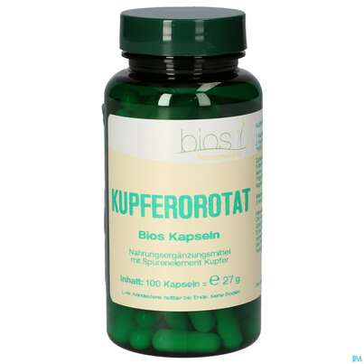 Bios Kupferorotat 100 Kapseln, A-Nr.: 5231402 - 01