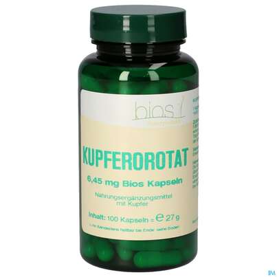 Bios Kupferorotat 6.45mg 100 Kapseln, A-Nr.: 5231394 - 01
