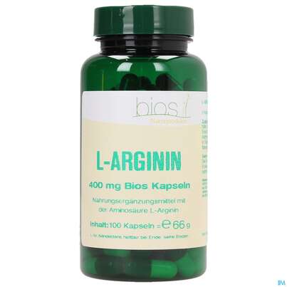 Bios l-arginin 400mg 100 Kapseln, A-Nr.: 3891933 - 01