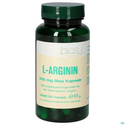 Bios l-arginin 500mg 100 Kapseln, A-Nr.: 4147467 - 01