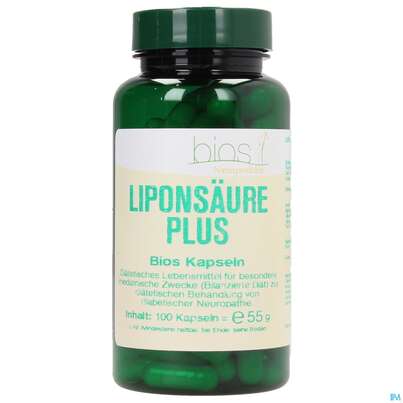 Bios Liponsäure Plus 100 Kapseln, A-Nr.: 3892111 - 02