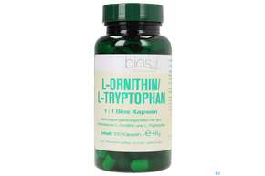 Bios l-ornithin/l-tryptophan 1:1 100 Kapseln, A-Nr.: 3892217 - 01