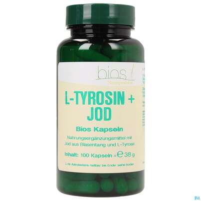 Bios l-tyrosin + Jod 100 Kapseln, A-Nr.: 3892329 - 02