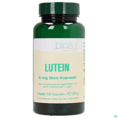 Bios Lutein 6mg 100 Kapseln, A-Nr.: 3892341 - 02