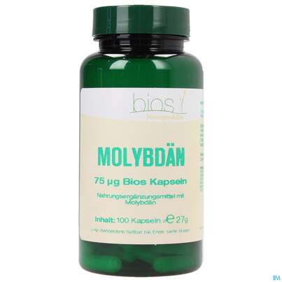 Bios Molybdän 75 µg 100 Kapseln, A-Nr.: 3892542 - 02