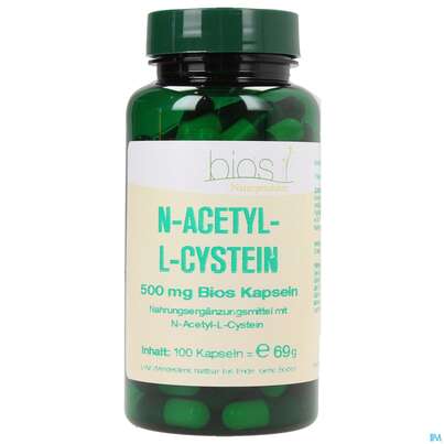 Bios N-acetyl-l-cystein 500mg 100 Kapseln, A-Nr.: 3892559 - 01