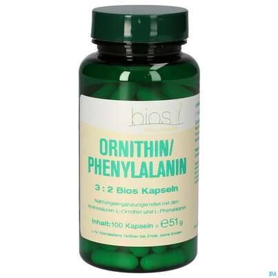 Bios Ornithin/phenylalanin 3:2 100 Kapseln, A-Nr.: 4247134 - 01