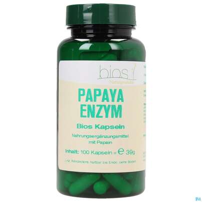 Bios Papaya Enzym 100 Kapseln, A-Nr.: 4078826 - 01