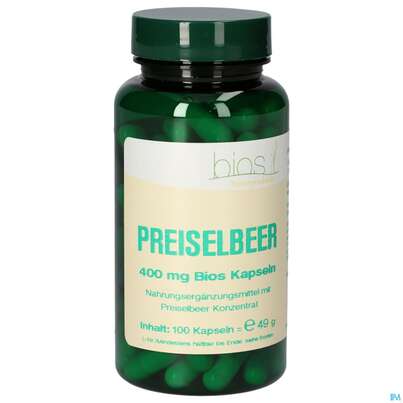 Bios Preiselbeer 400mg 100 Kapseln, A-Nr.: 3892714 - 01
