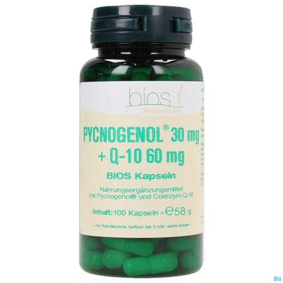 Bios Pycnogenol® 30mg + Q-10 60mg 100 Kapseln, A-Nr.: 3892743 - 01