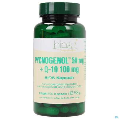 Bios Pycnogenol® 50mg + Q-10 100mg 100 Kapseln, A-Nr.: 3892772 - 02