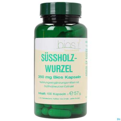 Bios Süssholzwurzel 350mg 100 Kapseln, A-Nr.: 3893240 - 02