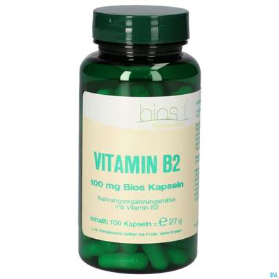 Bios Vitamin B2 100mg 100 Kapseln, A-Nr.: 5303018 - 01