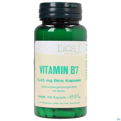 Bios Vitamin B7 0,45mg 100 Kapseln, A-Nr.: 3999180 - 02