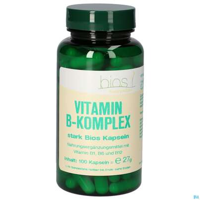Bios Vitamin B-komplex Stark 100 Kapseln, A-Nr.: 3893487 - 01