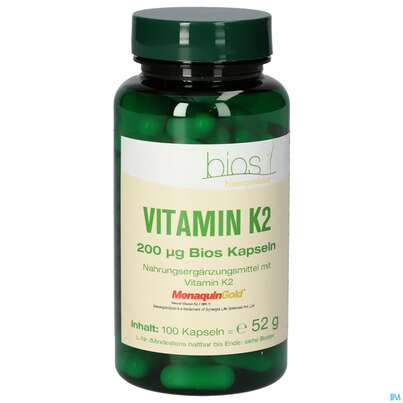 Bios Vitamin K2 200mcg 100 Kapseln, A-Nr.: 5303024 - 02