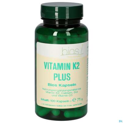 Bios Vitamin K2 Plus 100 Kapseln, A-Nr.: 4341502 - 02