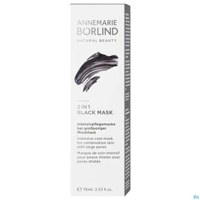 Sie sehen eine Packung Boerlind Maske 2 In 1 Black 892 75ml, Produktbild: 02 Boerlind Maske 2 In 1 Black 892 75ml, A-Nr.: 4489937 - 02