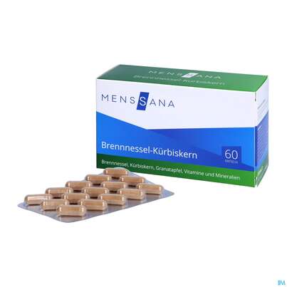 Brennnessel Kapseln -menssana +kuerbiskern 60st, A-Nr.: 4075638 - 04