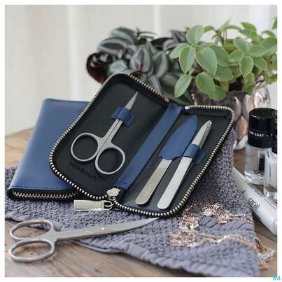 Sie sehen eine Packung Canal Etui/3-teilig Reissverschl/rindsleder Dunkelblau 5384- 1st, Produktbild: 04 Canal Etui/3-teilig Reissverschl/rindsleder Dunkelblau 5384- 1st, A-Nr.: 4857513 - 04