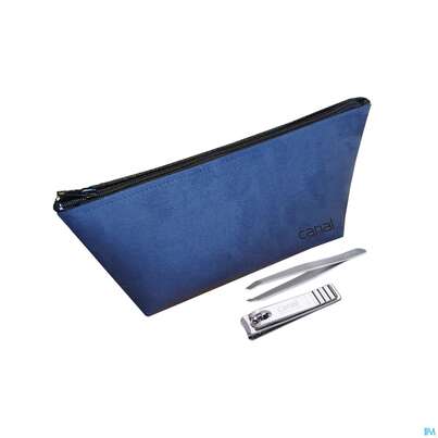 Sie sehen eine Packung Canal Kosmetiktasche Blau 2-teilig 8112- 1st, Produktbild: 01 Canal Kosmetiktasche Blau 2-teilig 8112- 1st, A-Nr.: 5691546 - 01