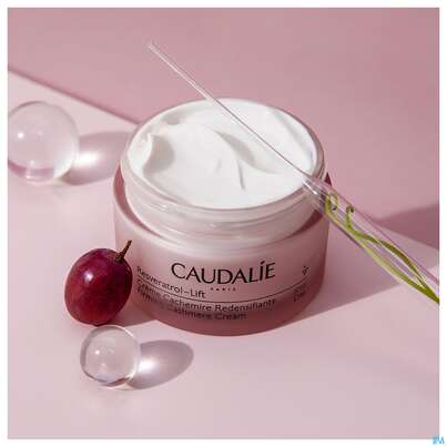 Sie sehen eine Packung Caudalie Resveratrol/lift Kaschmir Creme 50ml, Produktbild: 03 Caudalie Resveratrol/lift Kaschmir Creme 50ml, A-Nr.: 4550447 - 03