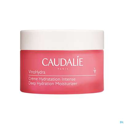 Sie sehen eine Packung Caudalie Vinohydra Intensive Feuchtigkeitscreme 50ml, Produktbild: 01 Caudalie Vinohydra Intensive Feuchtigkeitscreme 50ml, A-Nr.: 5859052 - 01