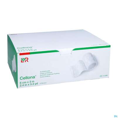 Sie sehen eine Packung Cellona Synthetikwatte 3mx 6cm 6st, Produktbild: 05 Cellona Synthetikwatte 3mx 6cm 6st, A-Nr.: 2388669 - 05