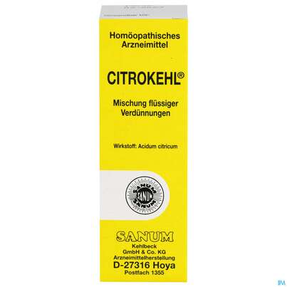 Sie sehen eine Packung Citrokehl Tropfen 30ml, Produktbild: 01 Citrokehl Tropfen 30ml, A-Nr.: 2389120 - 01