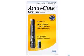Diagnostika U.zubehoer Accu-chek Fastclix/set Stechhilfe +12lanzett C2 69 1pk, A-Nr.: 5161570 - 01