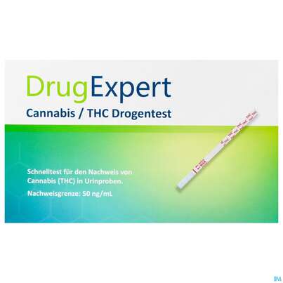 Diagnostika U.zubehoer Drugexpert/schnelltest Teststreifen Urin Thc 50ng 1st, A-Nr.: 5201594 - 01