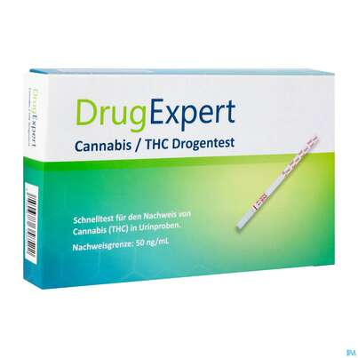 Diagnostika U.zubehoer Drugexpert/schnelltest Teststreifen Urin Thc 50ng 1st, A-Nr.: 5201594 - 02