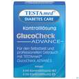 Sie sehen eine Packung Diagnostika U.zubehoer Testamed Advance Kontrolllösung 1st, Produktbild: 01 Diagnostika U.zubehoer Testamed Advance Kontrolllösung 1st, A-Nr.: 5441192 - 01