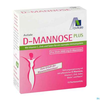 D-mannose Sticks 2000mg Plus 15st, A-Nr.: 5296028 - 01