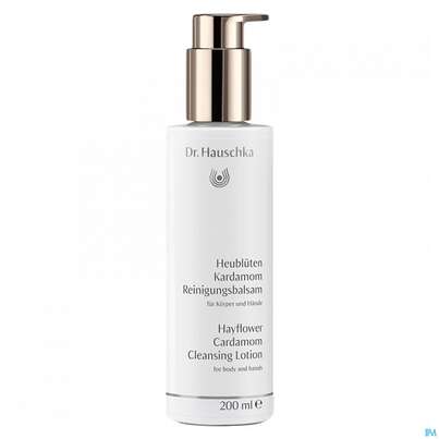 Sie sehen eine Packung Dr. Hauschka Heublüten Kardamom Reinigungsbalsam 200ml, Produktbild: 02 Dr. Hauschka Heublüten Kardamom Reinigungsbalsam 200ml, A-Nr.: 5175431 - 02