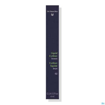 Sie sehen eine Packung Dr. Hauschka Liquid Eyeliner 02 Brown 4ml, Produktbild: 01 Dr. Hauschka Liquid Eyeliner 02 Brown 4ml, A-Nr.: 4840760 - 01