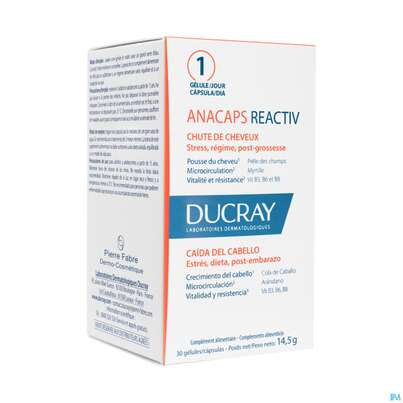 Ducray Anacaps F.d.haar Haarausfall Kapseln Reaktiv23 30st, A-Nr.: 5744969 - 02