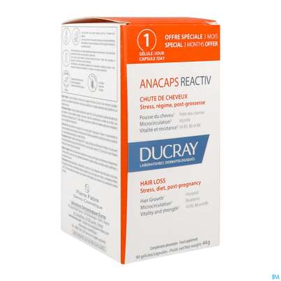Ducray Anacaps F.d.haar Haarausfall Kapseln Reaktiv23 90st, A-Nr.: 5744975 - 07